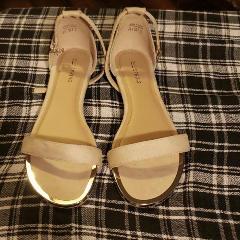 Call it spring sandals